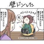 壁ドンした